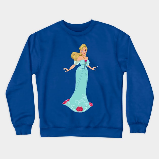 Dreaming Of Blue Crewneck Sweatshirt by Psychofishes